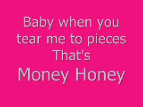 honey money song|money honey song meaning.